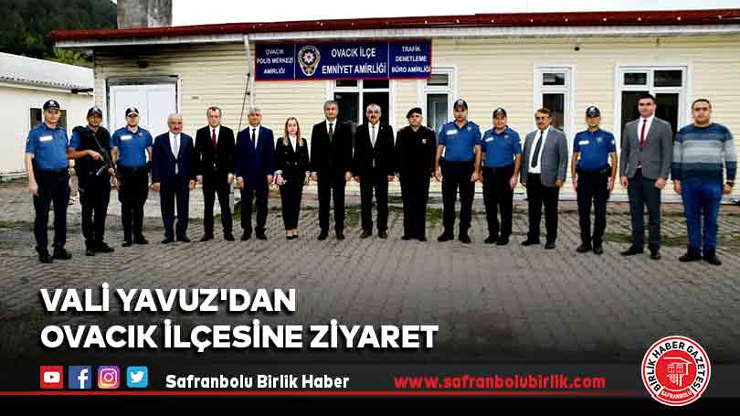 Vali Yavuz’dan Ovacık ilçesine ziyaret
