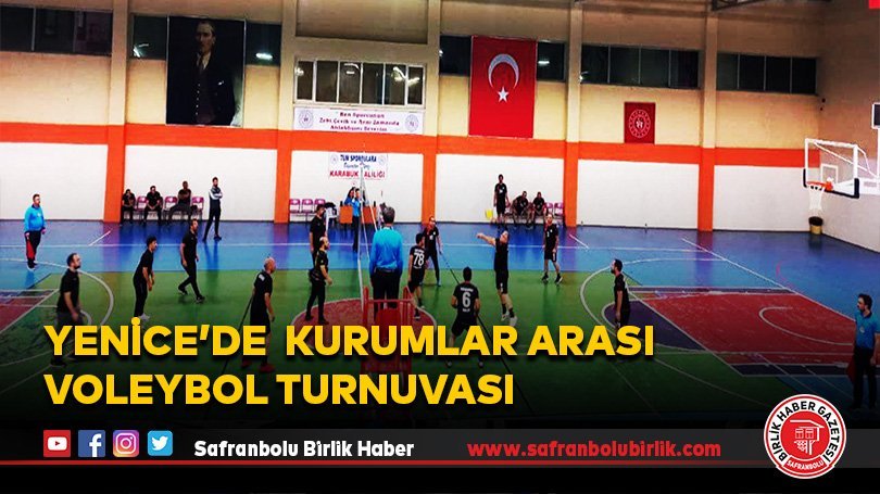 Yenice’de  Kurumlar Arası Voleybol Turnuvası