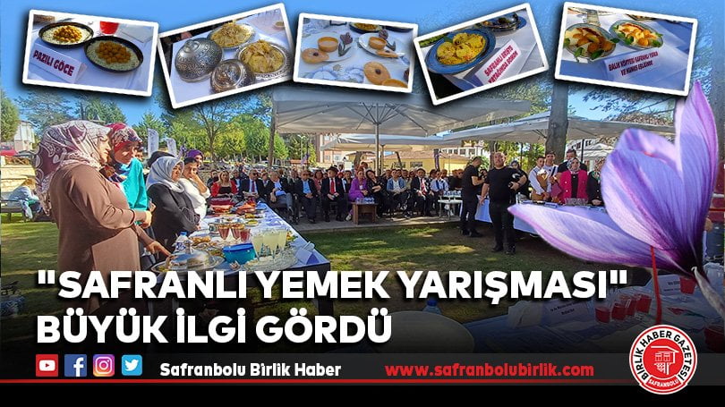 “Safranlı Yemek Yarışması” büyük ilgi gördü