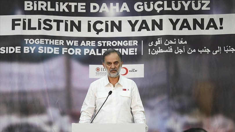 Türk Kızılay ve STK’ler Filistin’e destek için bir araya geldi