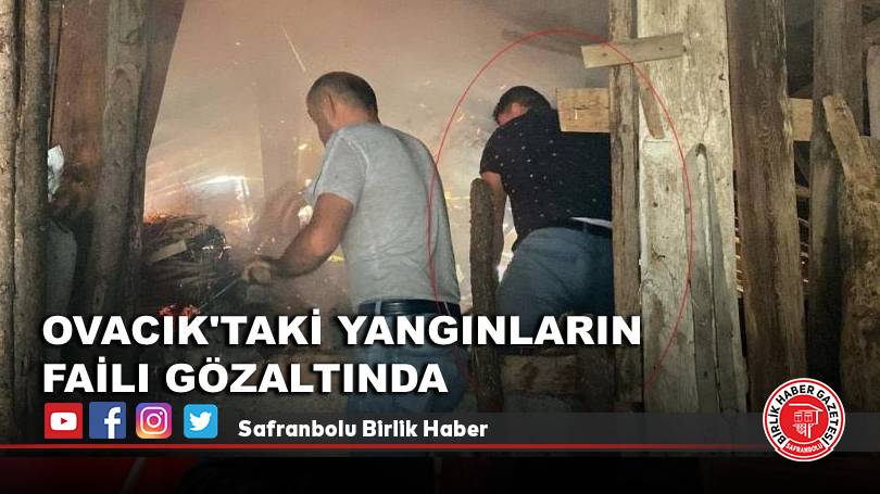 Ovacık’taki yangınların faili gözaltında