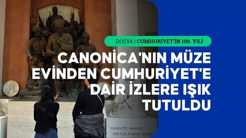 İtalyan sanatçı Canonica’nın Roma’daki müze evi, Cumhuriyet’in ilk yıllarından izler taşıyor