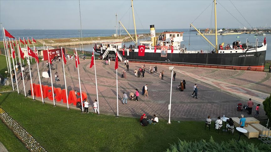 Bandırma Gemi Müzesi’ne Cumhuriyet’in 100. yıl dönümünde 5 bin ziyaretçi
