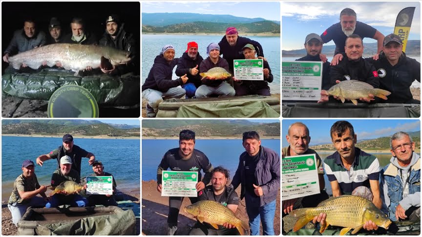 En büyük sazanı tutma yarışması