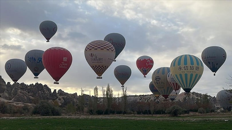 Kapadokya’da balon turu 12 gün aradan sonra yapılabildi