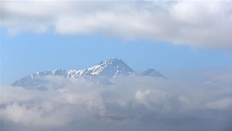 Erciyes Dağı’nda sis güzelliği