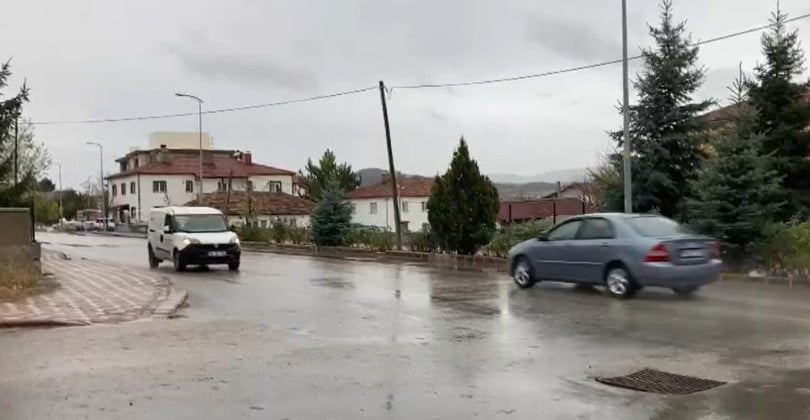 Çankırı’da sağanak yağış etkili oldu