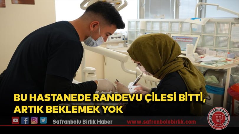 Bu hastanede randevu çilesi bitti, artık beklemek yok