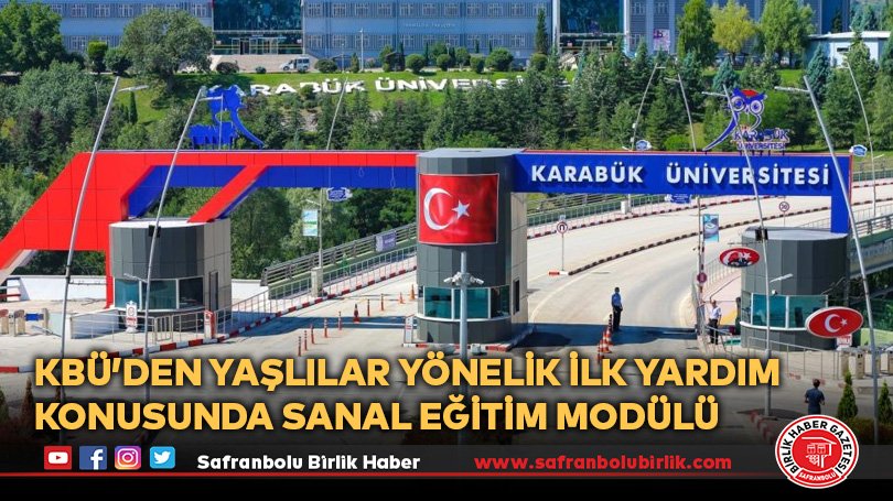 KBÜ’den yaşlılar yönelik ilk yardım konusunda sanal eğitim modülü