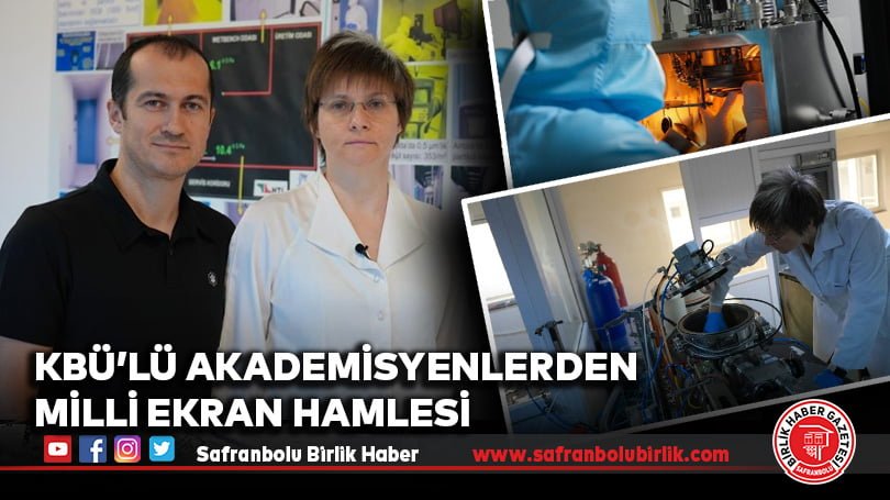 KBÜ’lü akademisyenlerden milli ekran hamlesi