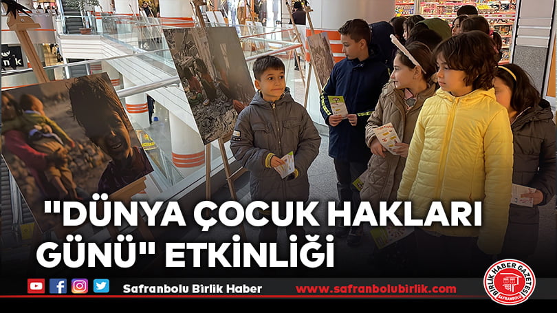 Karabük’te “Dünya Çocuk Hakları Günü” etkinliği