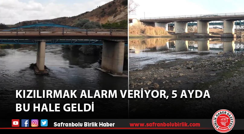 Kızılırmak alarm veriyor, 5 ayda bu hale geldi