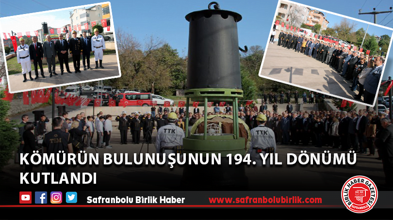 Kömürün bulunuşunun 194. yıl dönümü kutlandı