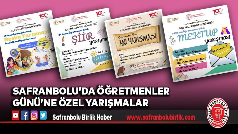 Safranbolu’da Öğretmenler Günü’ne özel yarışmalar