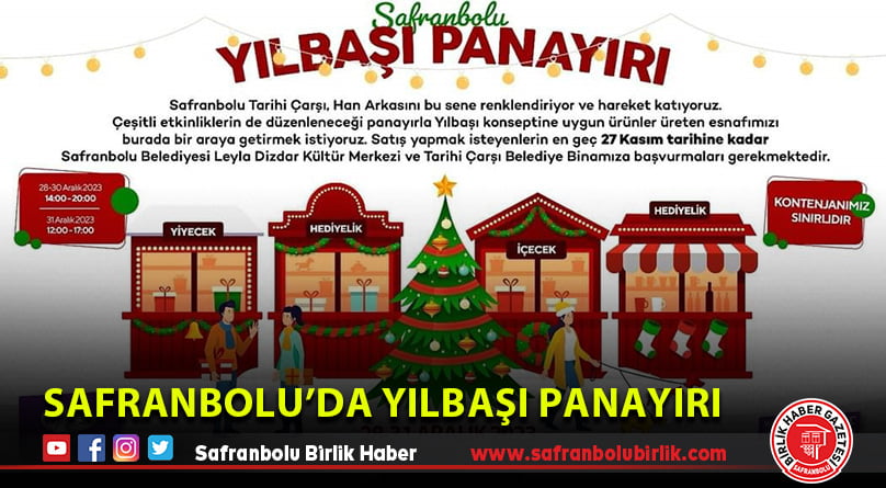 Safranbolu’da Yılbaşı Panayırı