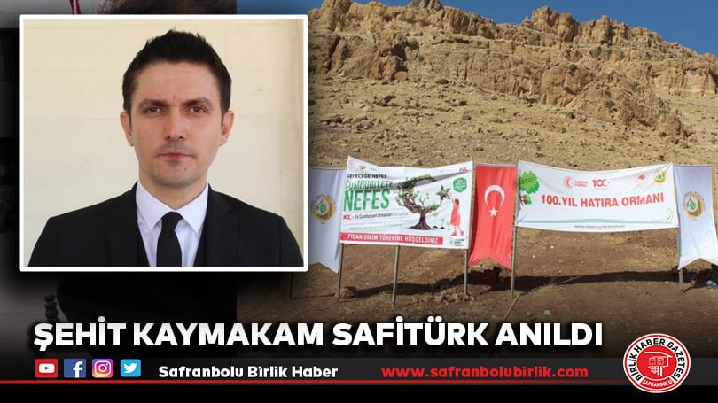 Şehit Kaymakam Safitürk anıldı