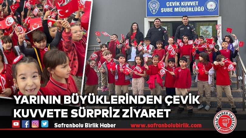 Yarının büyüklerinden Çevik Kuvvete sürpriz ziyaret
