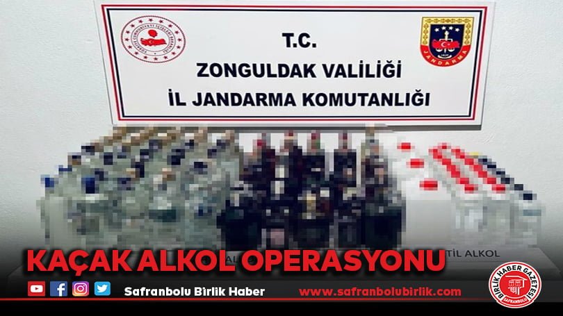 Kaçak alkol operasyonu