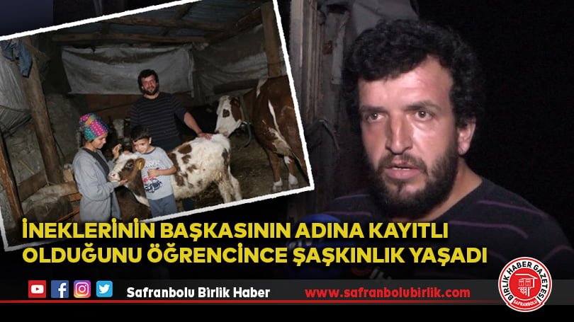 İnekleri 4 ay başkasının üzerine kayıtlıymış