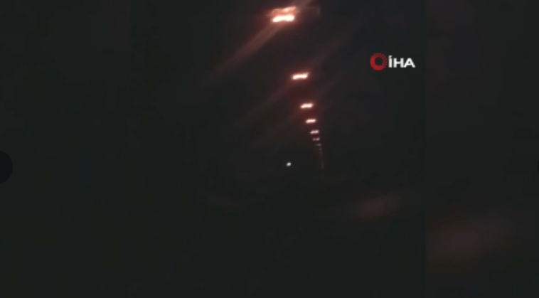 Anadolujet yolcularının panik anları kameraya yansıdı