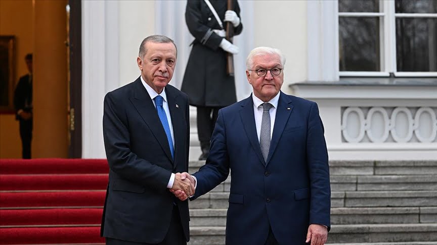 Cumhurbaşkanı Erdoğan, Almanya Cumhurbaşkanı Steinmeier ile görüştü