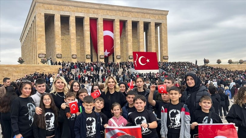 Köy okulu öğrencileri ilk kez Anıtkabir’i ziyaret etti