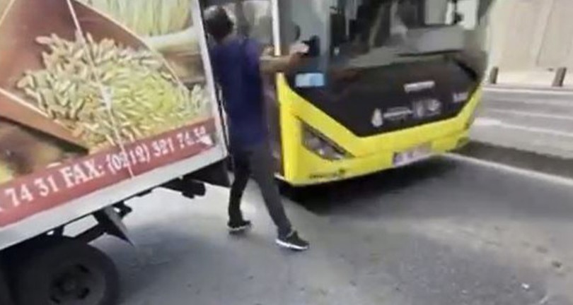 Ölümden kıl payı kurtuluş kamerada