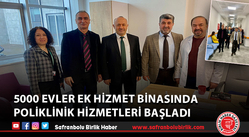5000 evler Ek Hizmet Binasında poliklinik hizmetleri başladı