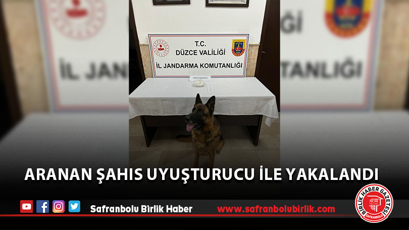 Aranan şahıs uyuşturucu ile yakalandı