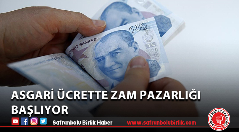 Asgari ücrette zam pazarlığı başlıyor