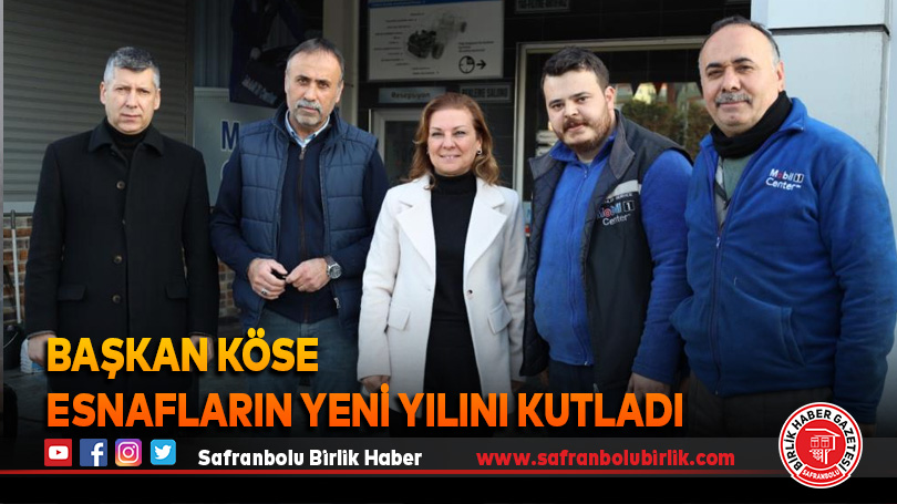 Başkan Köse esnafların yeni yılını kutladı