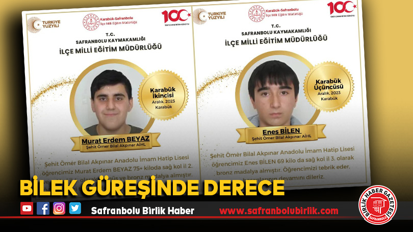 Bilek Güreşinde Derece