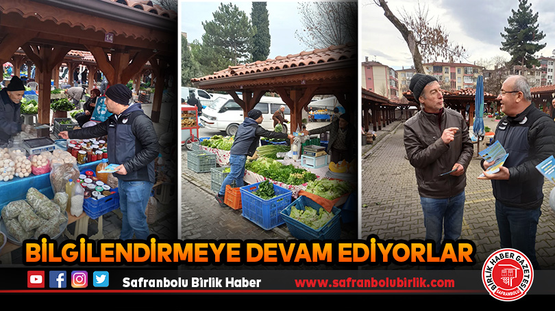 Bilgilendirmeye devam ediyorlar