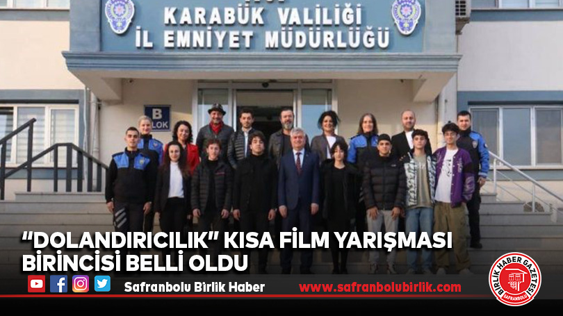 “Dolandırıcılık” kısa film yarışması birincisi belli oldu