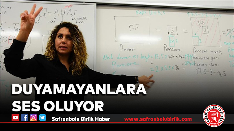 Duyamayanlara ses oluyor