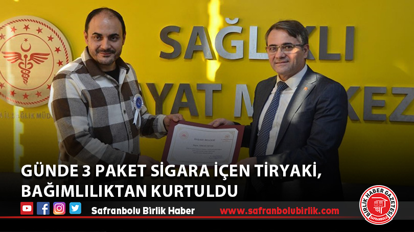 Günde 3 paket sigara içen tiryaki, uzmanlar sayesinde bağımlılıktan kurtuldu