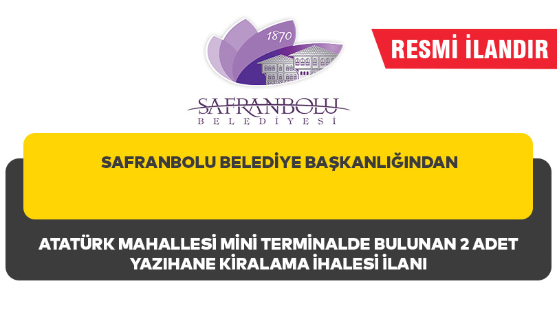 SAFRANBOLU BELEDİYE BAŞKANLIĞINDAN