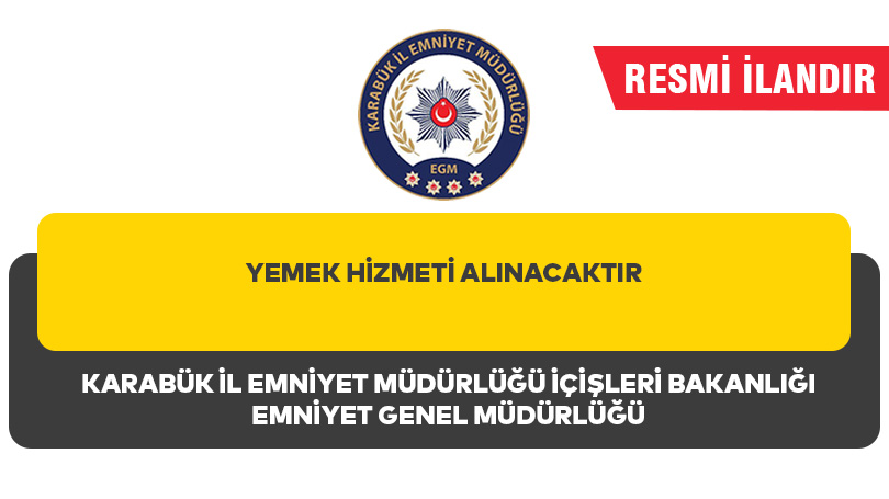 YEMEK HİZMETİ ALINACAKTIR