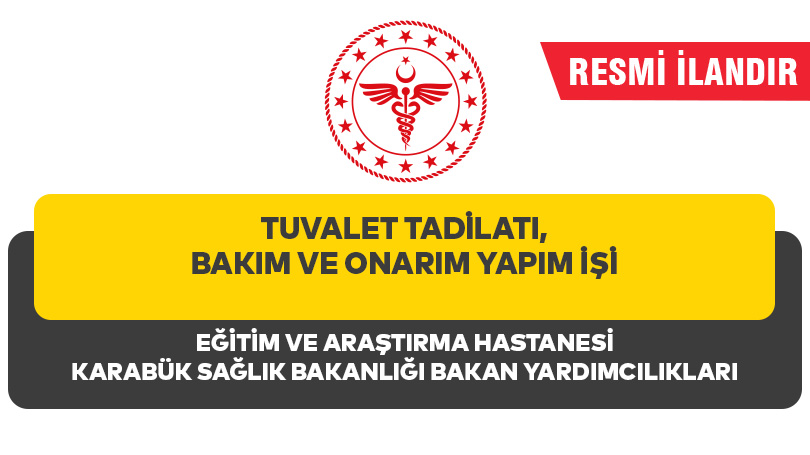 TUVALET TADİLATI, BAKIM VE ONARIM YAPIM İŞİ