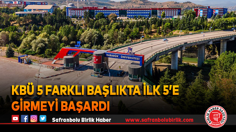 KBÜ 5 Farklı Başlıkta İlk 5’e Girmeyi Başardı