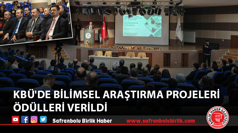 KBÜ’de Bilimsel Araştırma Projeleri ödülleri verildi