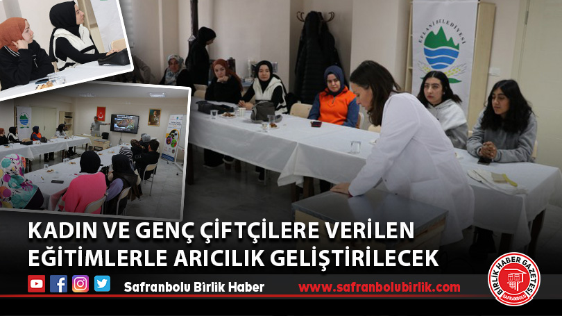 Kadın ve genç çiftçilere verilen eğitimlerle arıcılık geliştirilecek
