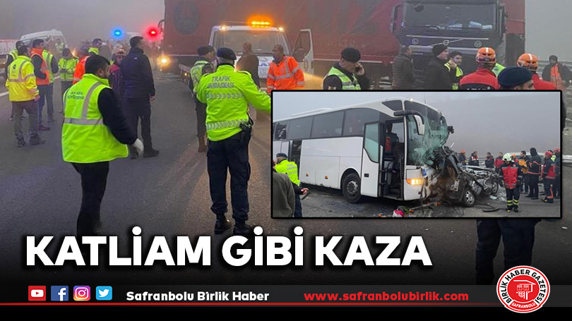 Katliam gibi kaza