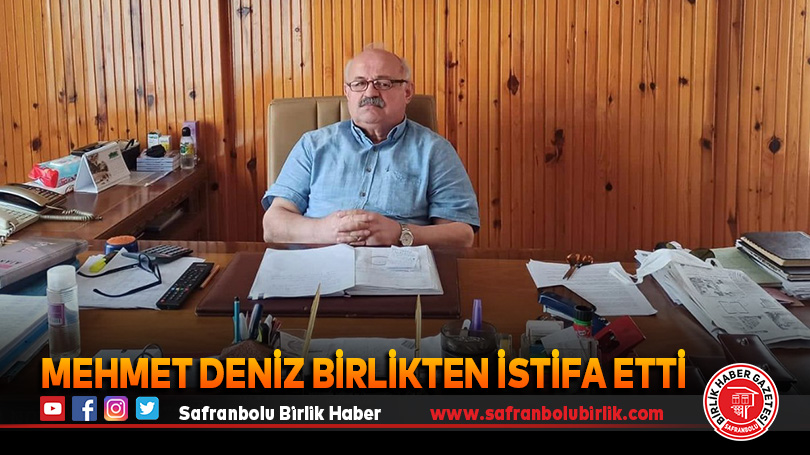 Mehmet Deniz Birlikten İstifa Etti