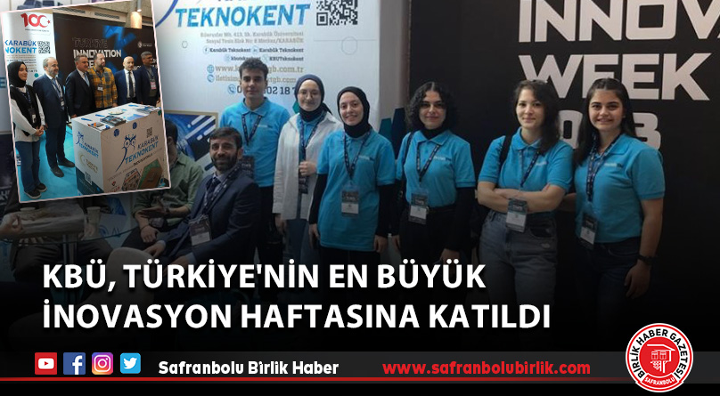 KBÜ, Türkiye’nin en büyük inovasyon haftasına katıldı