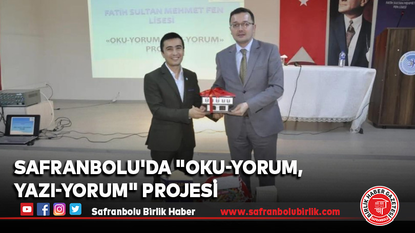 Safranbolu’da “Oku-Yorum, Yazı-Yorum” Projesi