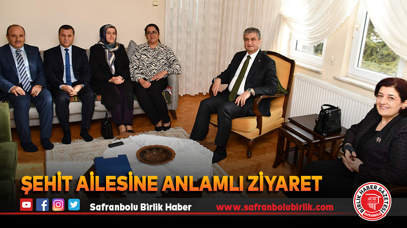 Şehit Ailesine Anlamlı Ziyaret