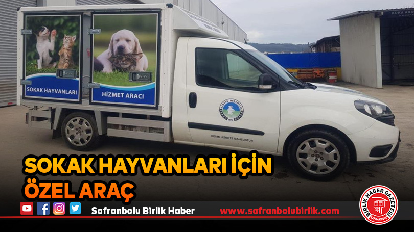 Sokak hayvanları için özel araç