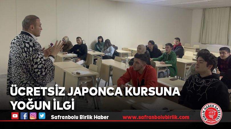 Ücretsiz Japonca kursuna yoğun ilgi