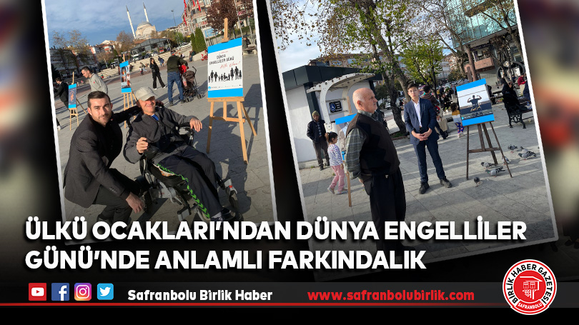 Ülkü Ocakları’ndan Dünya Engelliler Günü’nde anlamlı farkındalık